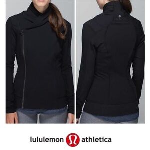 Lululemon Bhakti Double Zip Up Long Sleeve Sports Yoga Jacket  size 6
